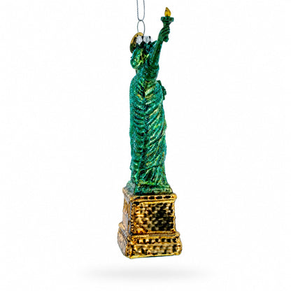 Statue of Liberty New York Glass Christmas Ornament