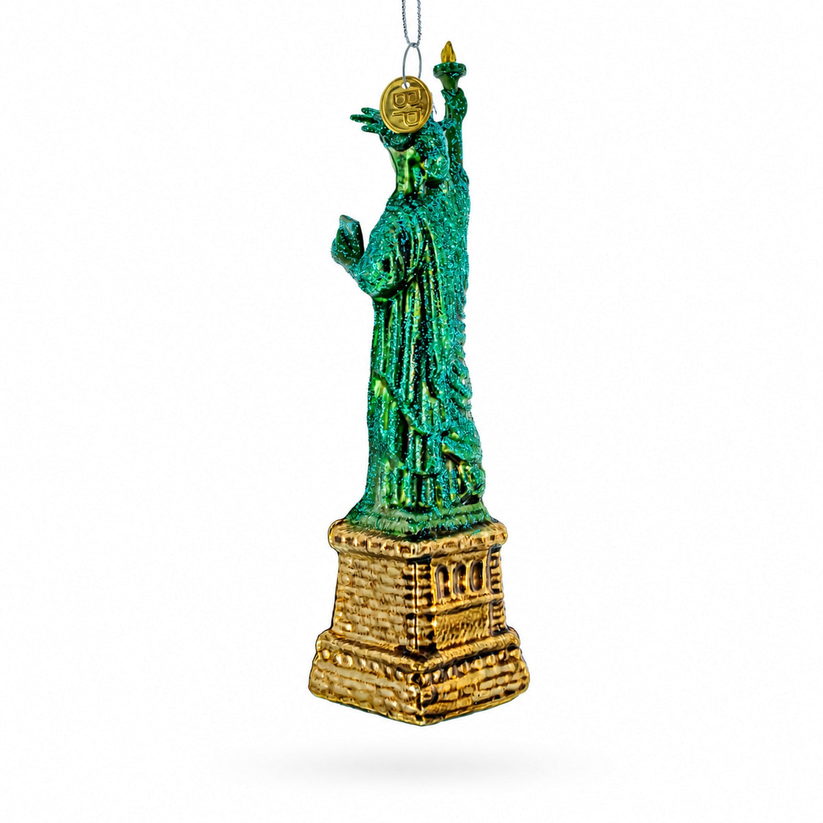 Statue of Liberty New York Glass Christmas Ornament