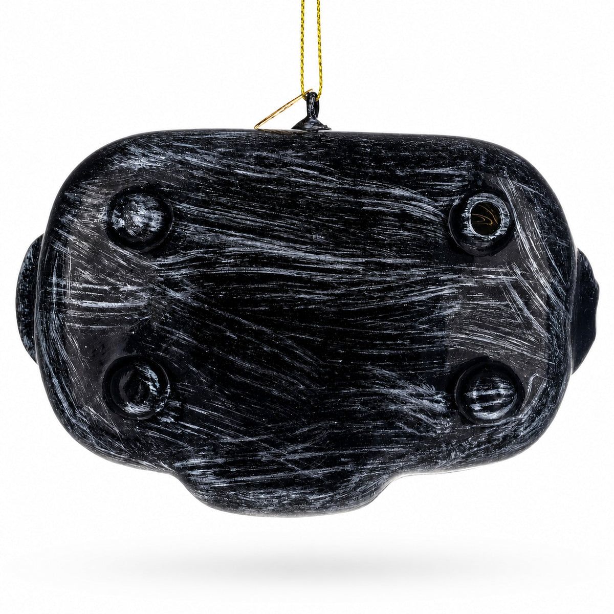 Barbecue Grill Glass Christmas Ornament
