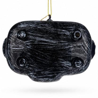 Barbecue Grill Glass Christmas Ornament