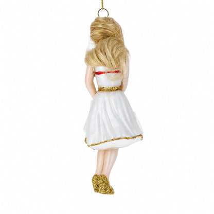 Screen Legend Glass Christmas Ornament