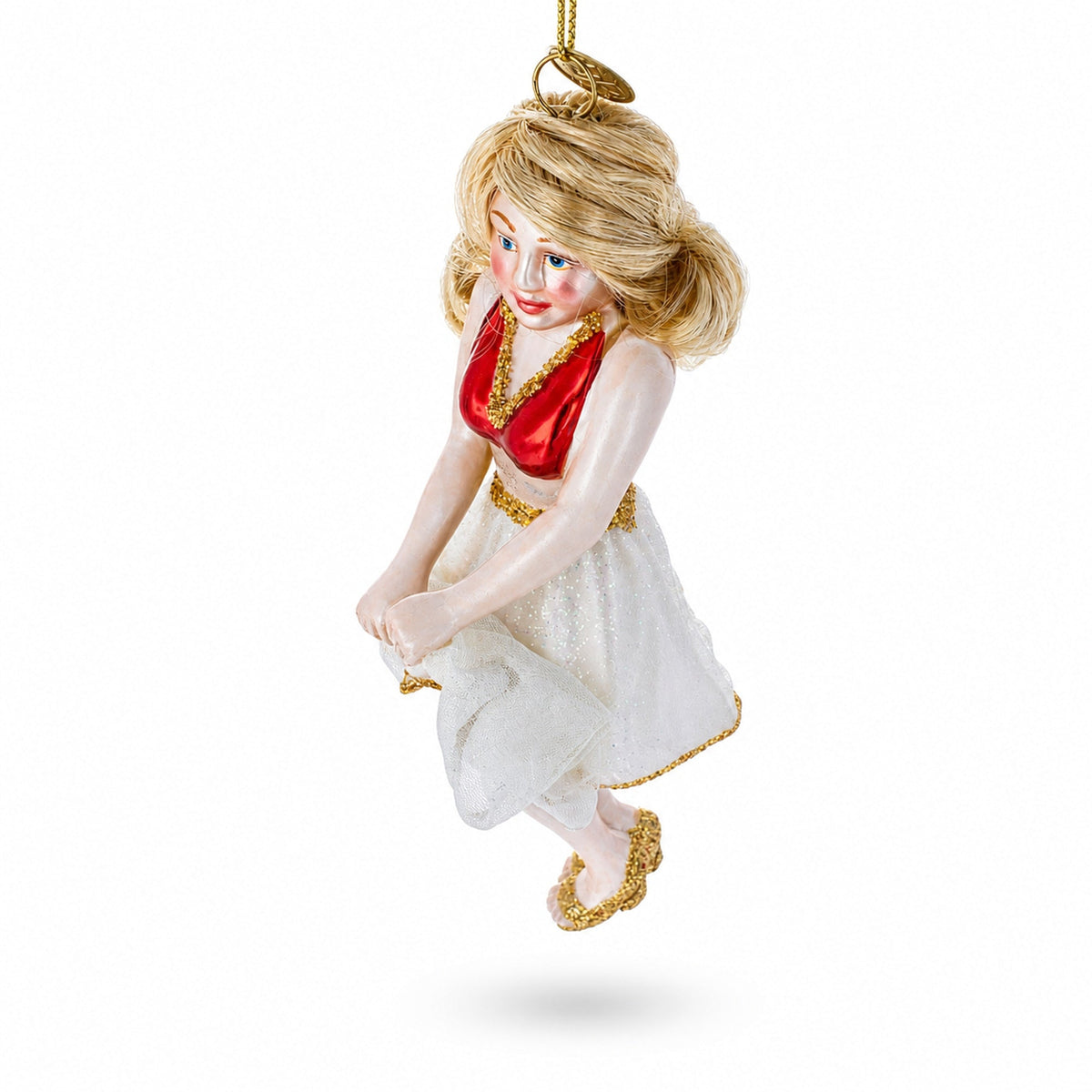 Screen Legend Glass Christmas Ornament