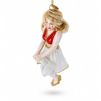 Screen Legend Glass Christmas Ornament