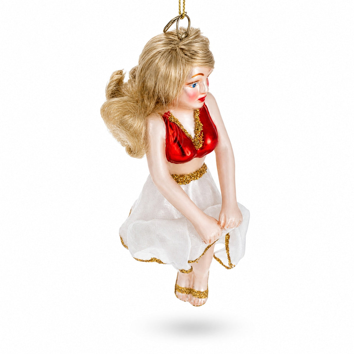 Screen Legend Glass Christmas Ornament