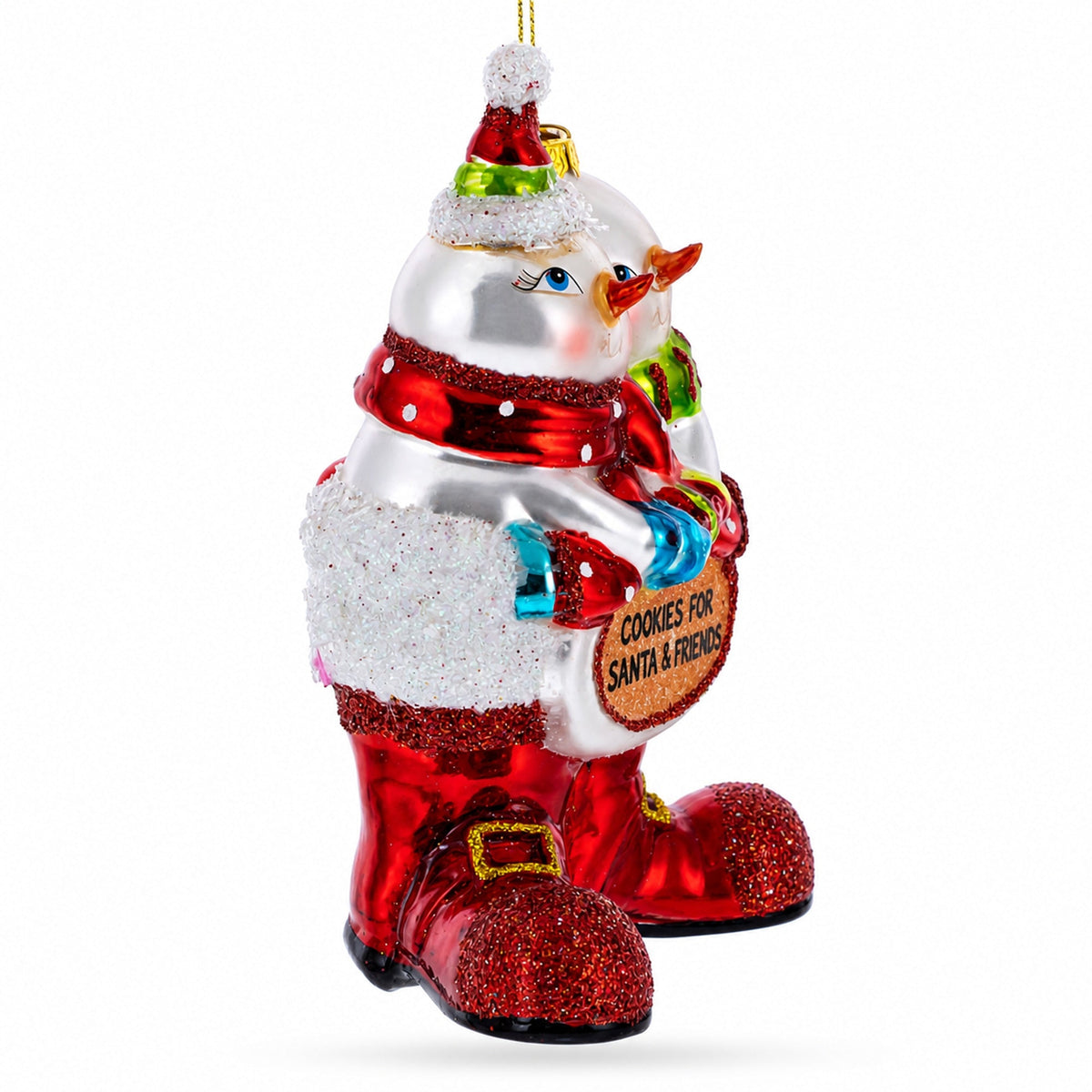 Our First Christmas Glass Christmas Ornament