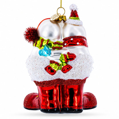 Our First Christmas Glass Christmas Ornament