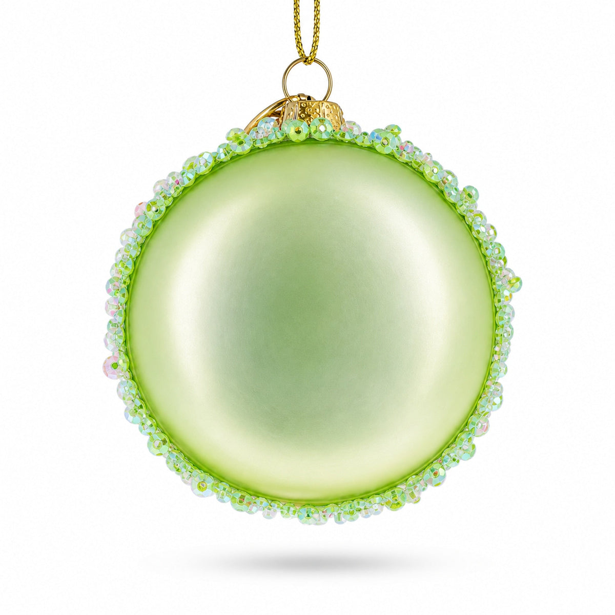 Macarons Mini Glass Christmas Ornament