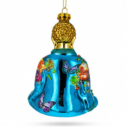 Buddha Glass Christmas Ornament