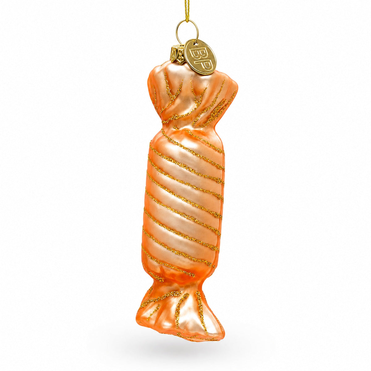 Hard Candy Glass Christmas Ornament