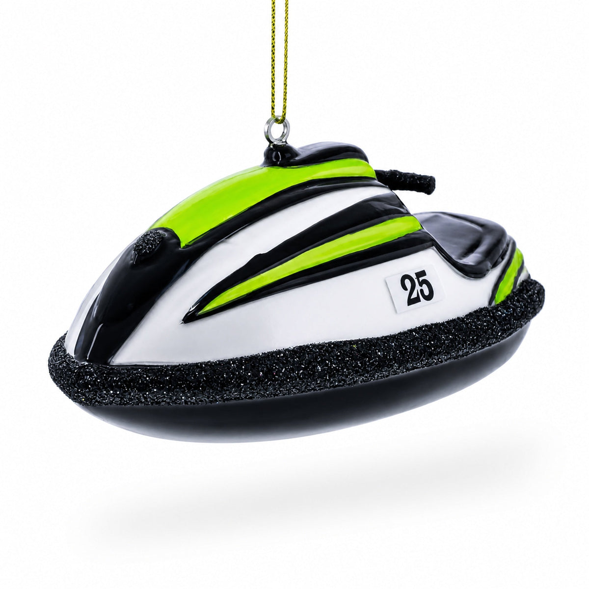 Personal Watercraft Jet Ski Glass Christmas Ornament