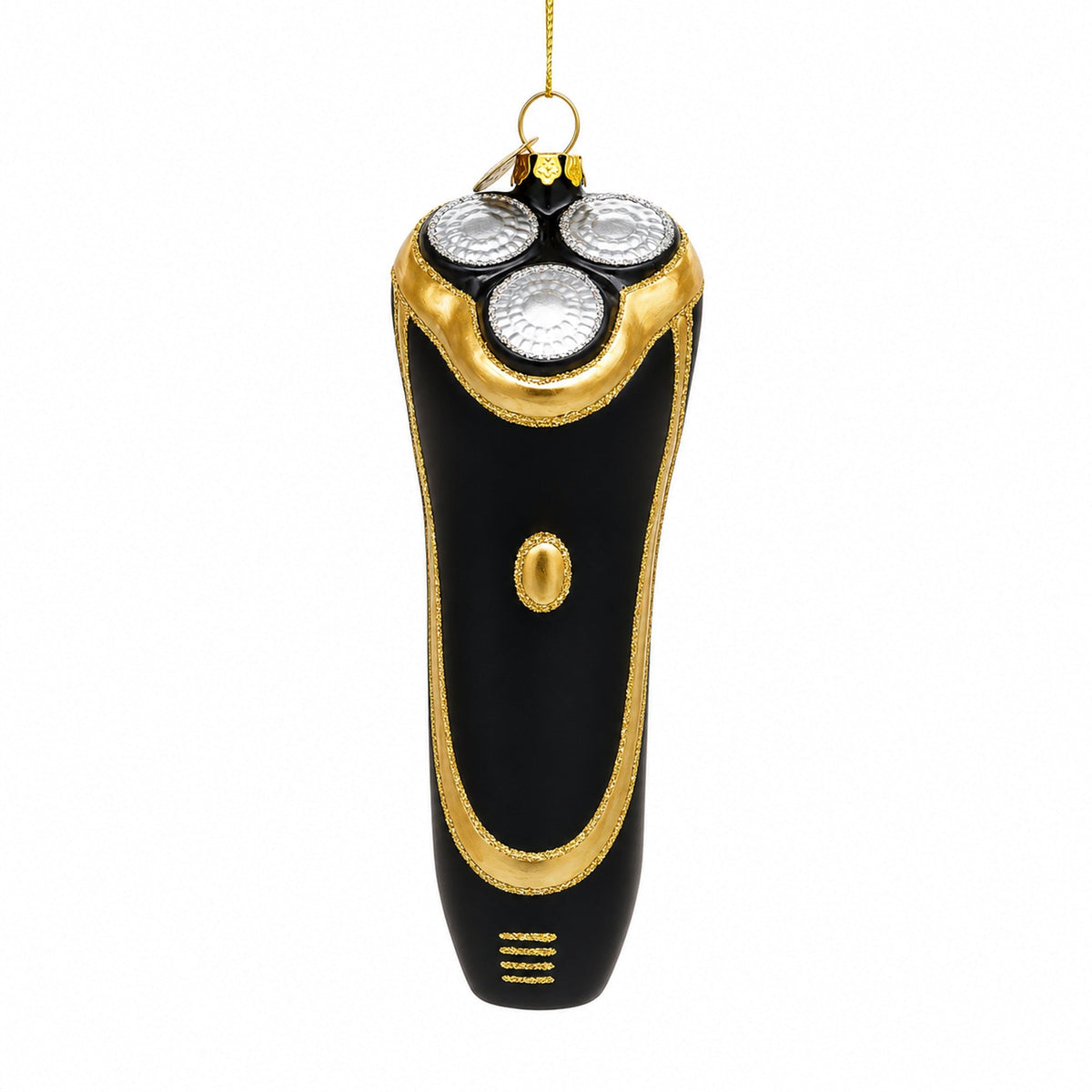 Electric Shaver Glass Christmas Ornament