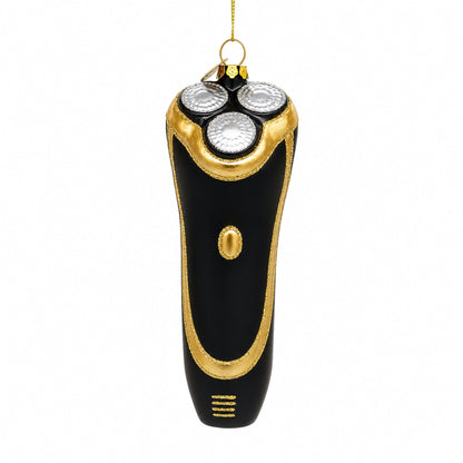 Electric Shaver Glass Christmas Ornament