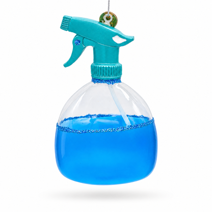 Window Cleaning Spray Glass Christmas Ornament