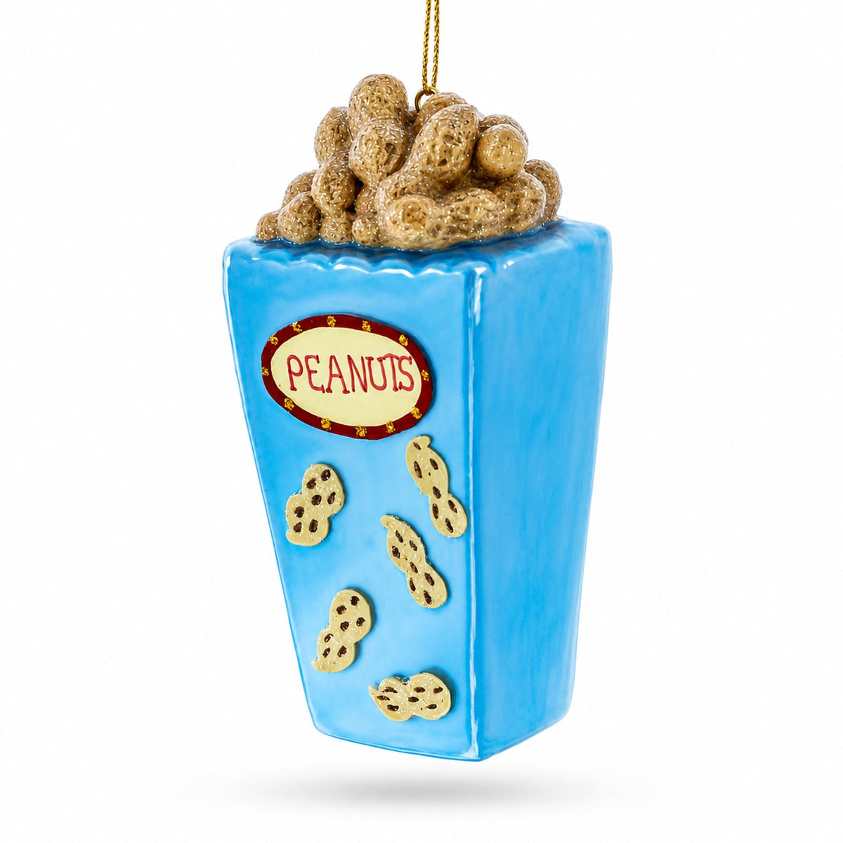 Bag of Peanuts Glass Christmas Ornament