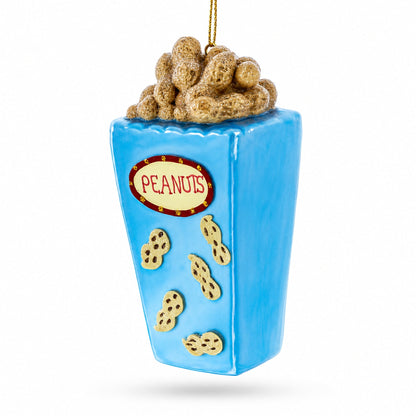 Bag of Peanuts Glass Christmas Ornament