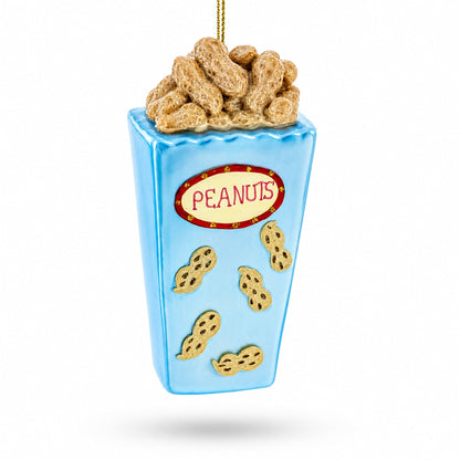 Bag of Peanuts Glass Christmas Ornament