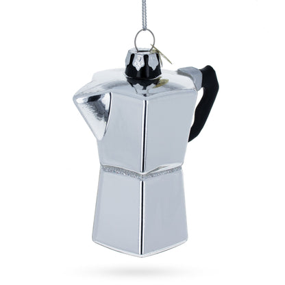 Espresso Maker Coffee Lover Glass Ornament Glass Christmas Ornament