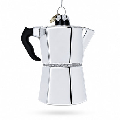 Espresso Maker Coffee Lover Glass Ornament Glass Christmas Ornament