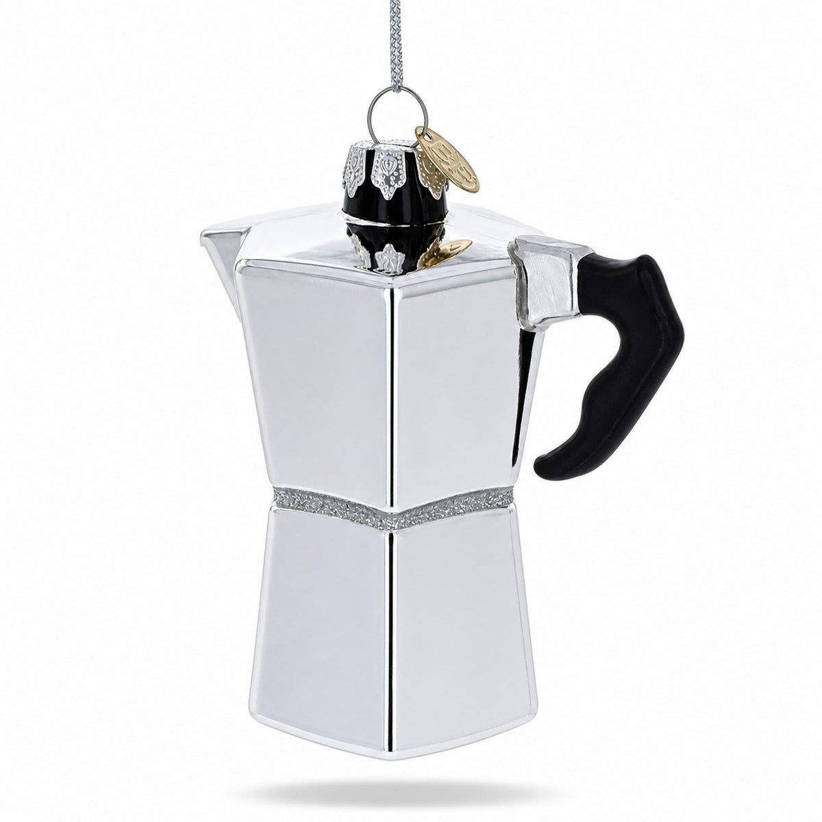 Espresso Maker Coffee Lover Glass Ornament Glass Christmas Ornament
