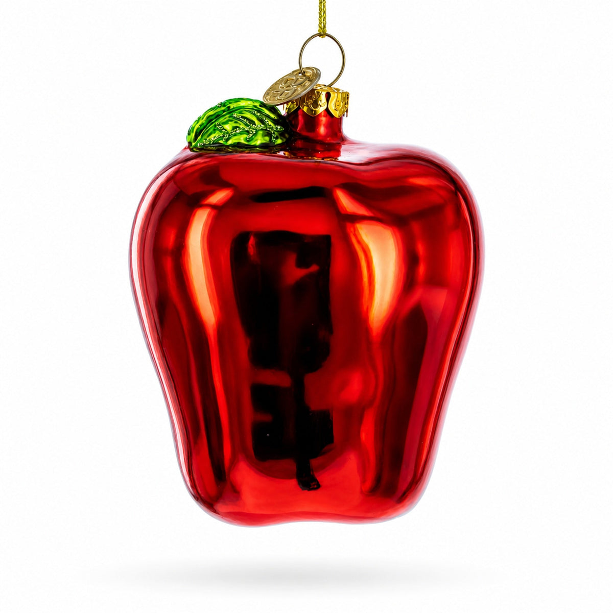 New York City Big Apple Glass Christmas Ornament