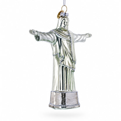 Christ the Redeemer, Rio De Janeiro, Brazil Glass Christmas Ornament