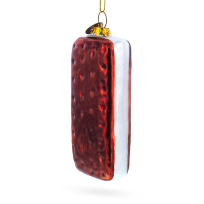 Biscuit Cookie Glass Christmas Ornament
