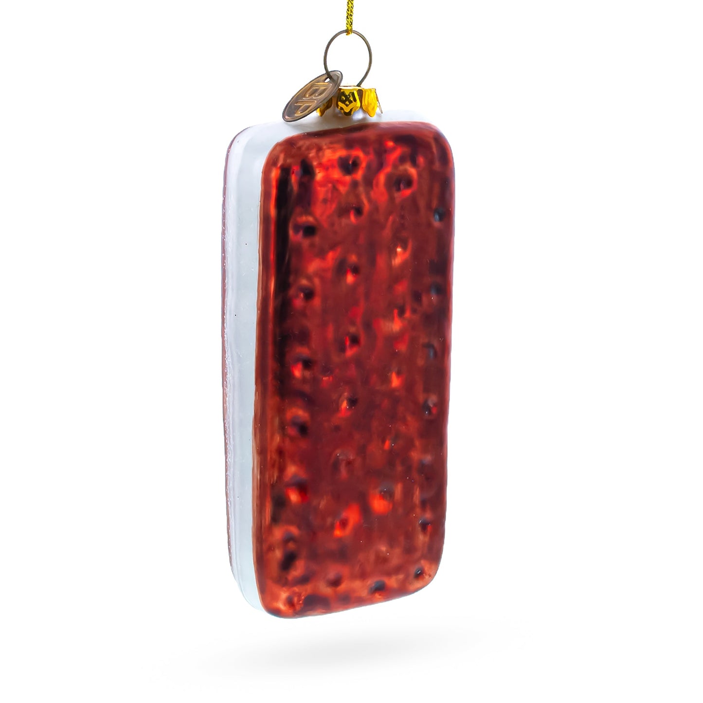 Biscuit Cookie Glass Christmas Ornament