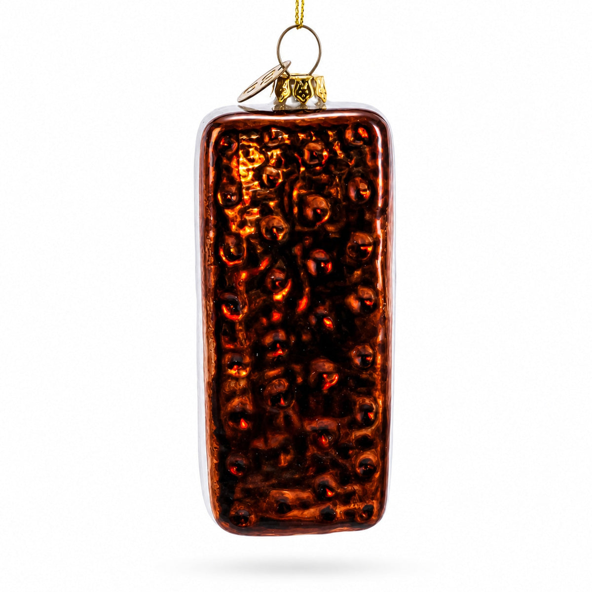 Biscuit Cookie Glass Christmas Ornament