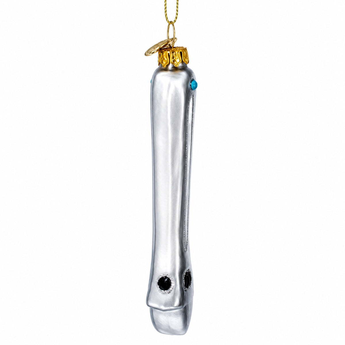 Adjustable Wrench Glass Christmas Ornament