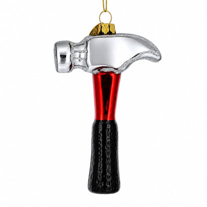 Hammer Glass Christmas Ornament