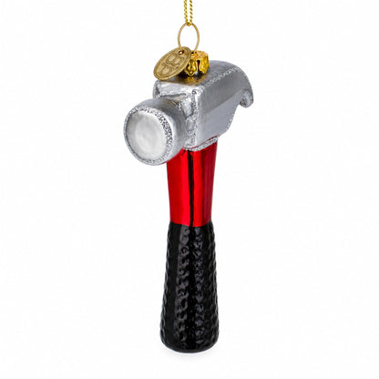 Hammer Glass Christmas Ornament
