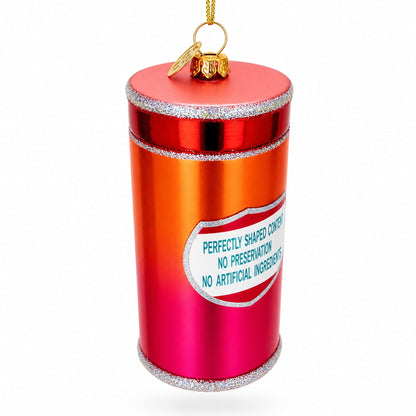 Potato Chips Glass Christmas Ornament