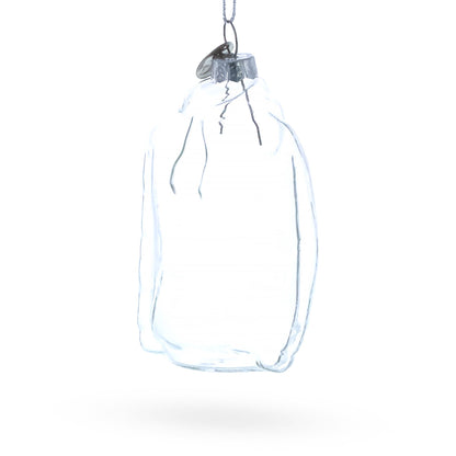 Hoodie Clear Glass Christmas Ornament