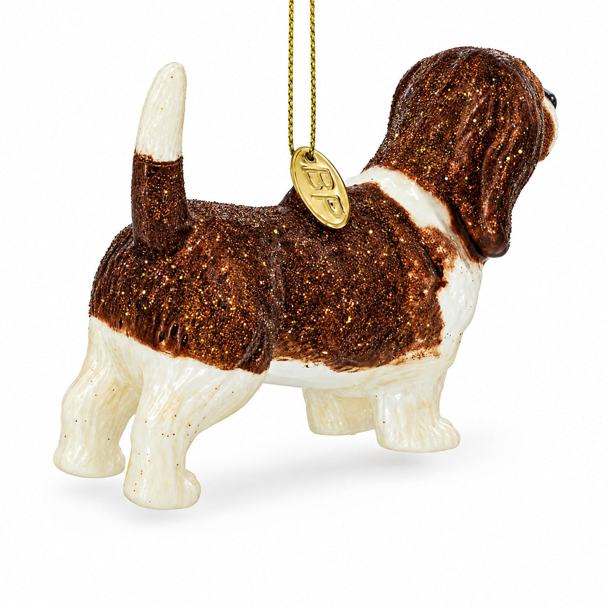 Cocker Spaniel Glass Christmas Ornament