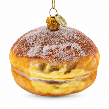 Bread Loaf Glass Christmas Ornament