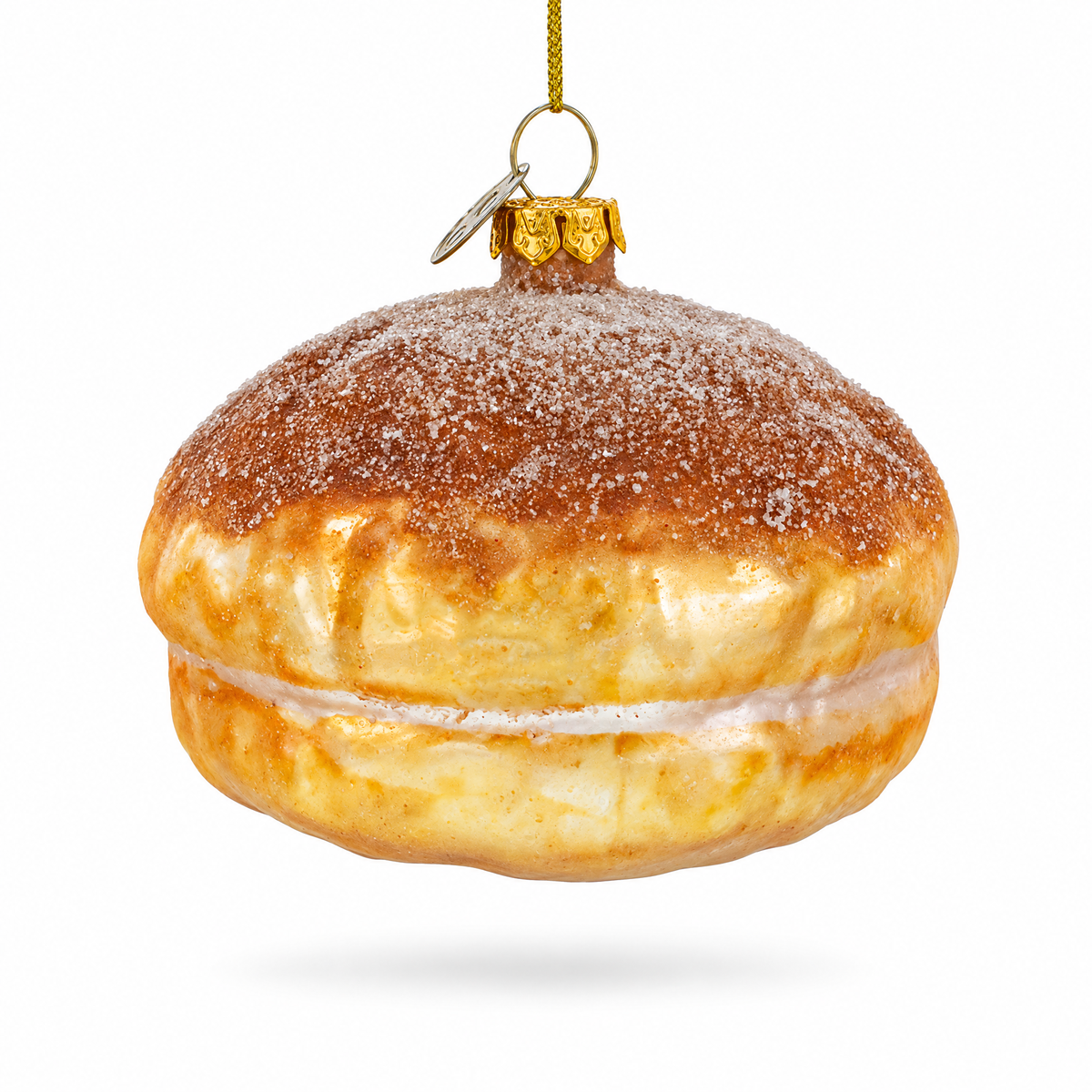 Bread Loaf Glass Christmas Ornament