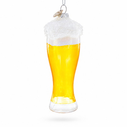 Frothy Pint of Ale Glass Christmas Ornament