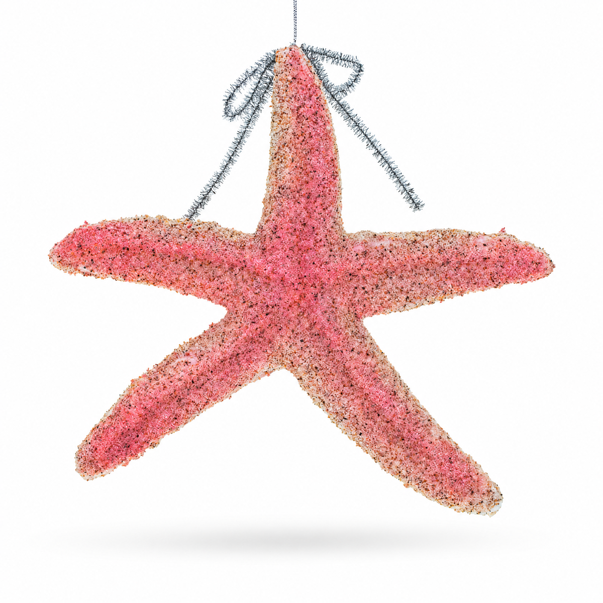 Starfish Glass Christmas Ornament