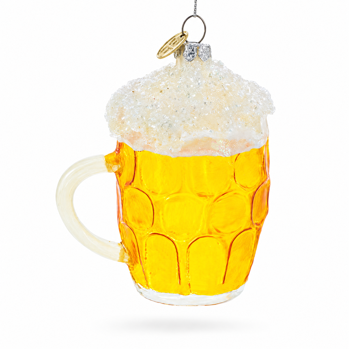 Glass of Foamy Beer Glass Christmas Ornament