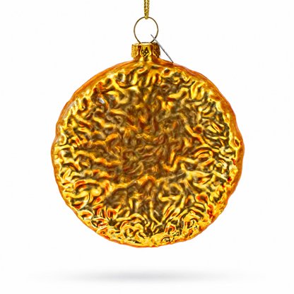 Chocolate Chip Cookie Glass Christmas Ornament