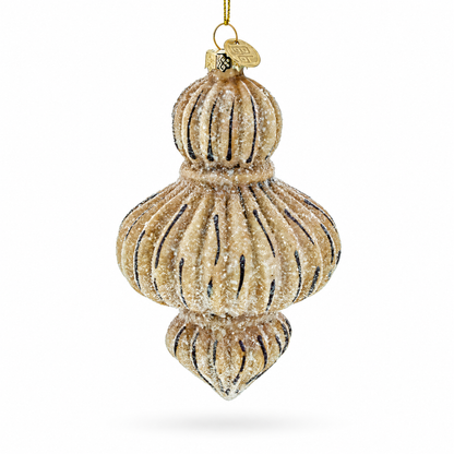 Vintage-Inspired Finial Glass Christmas Ornament