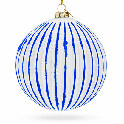 Jack in the Box Glass Christmas Ornament