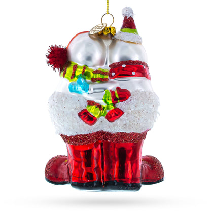 Our First Christmas Glass Christmas Ornament