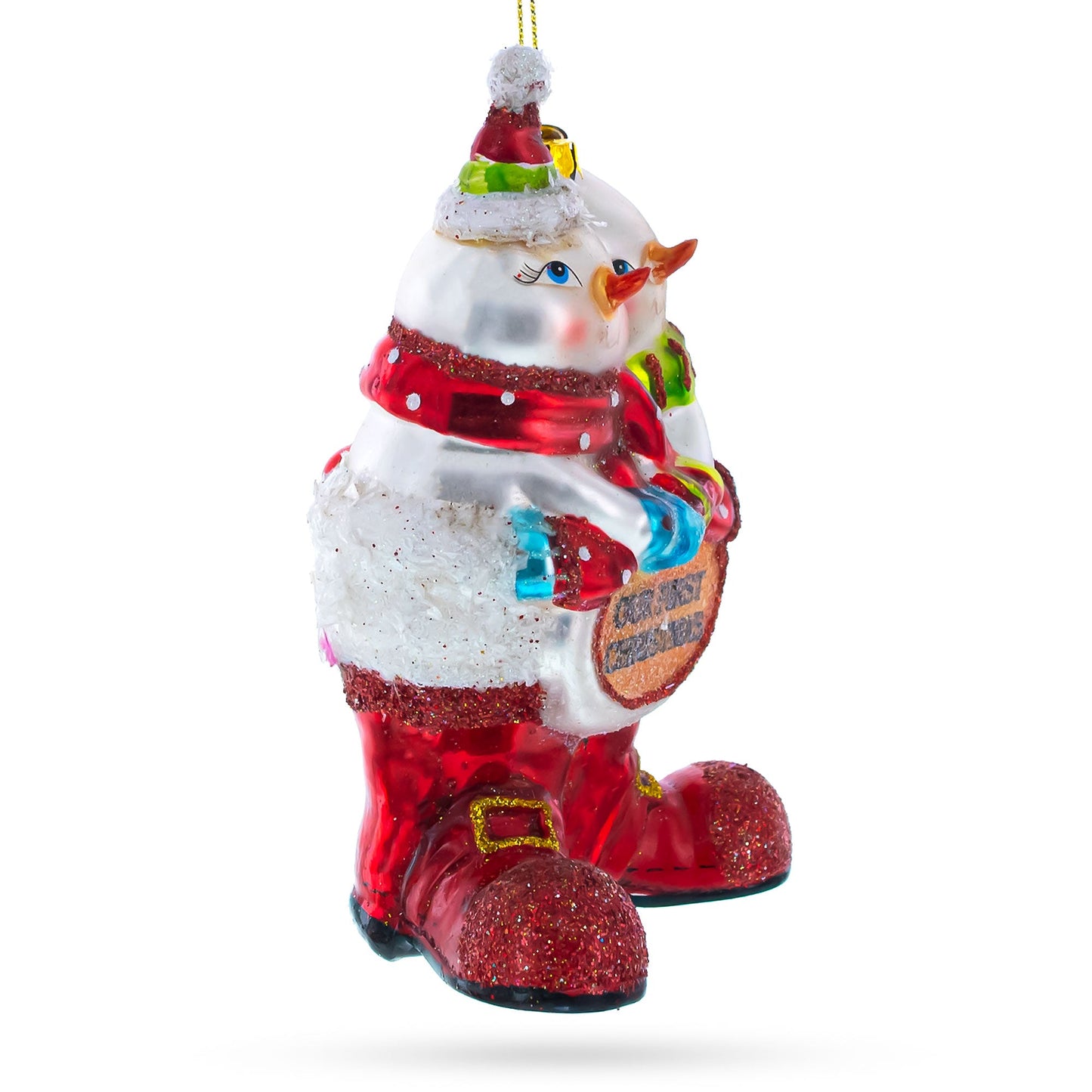Our First Christmas Glass Christmas Ornament