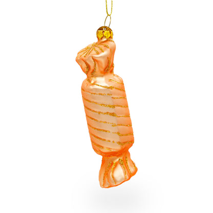 Hard Candy Glass Christmas Ornament