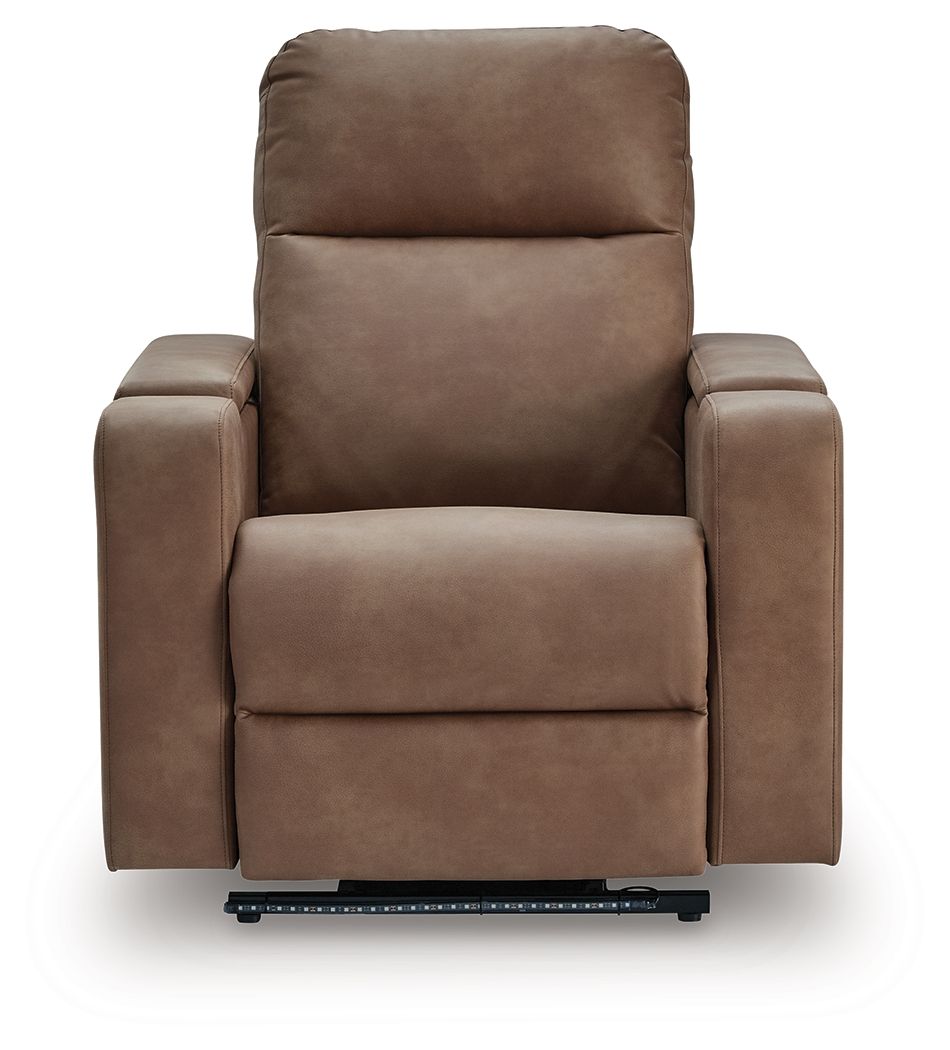 Lorrenton - Glider Power Recliner With Audio System - Caramel
