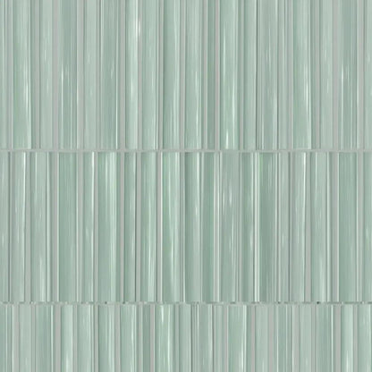 Celadon Glossy Pencil Liner Glass Moldings 1/2x9
