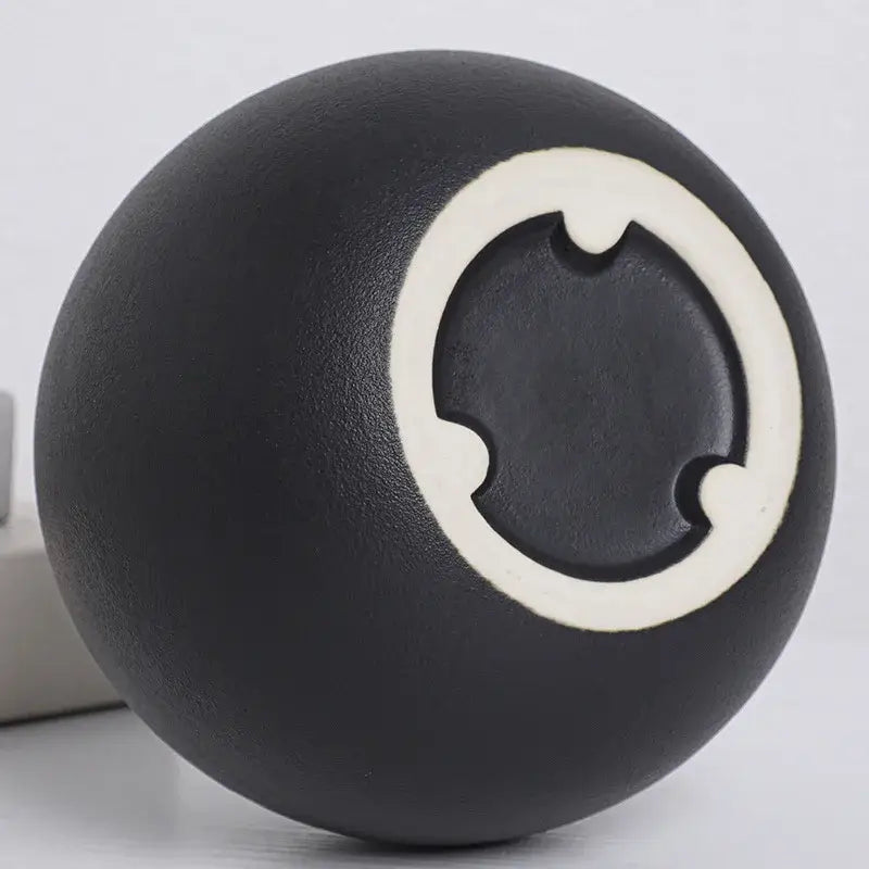 Matte black spherical ceramic vase set of 3 – living room decor