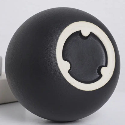 Matte black spherical ceramic vase set of 3 – living room decor