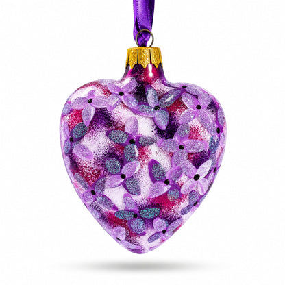 Our First Christmas Heart Glass Christmas Ornament